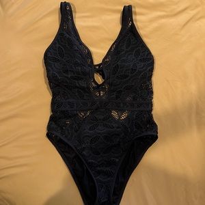 Becca black one piece swimsuit